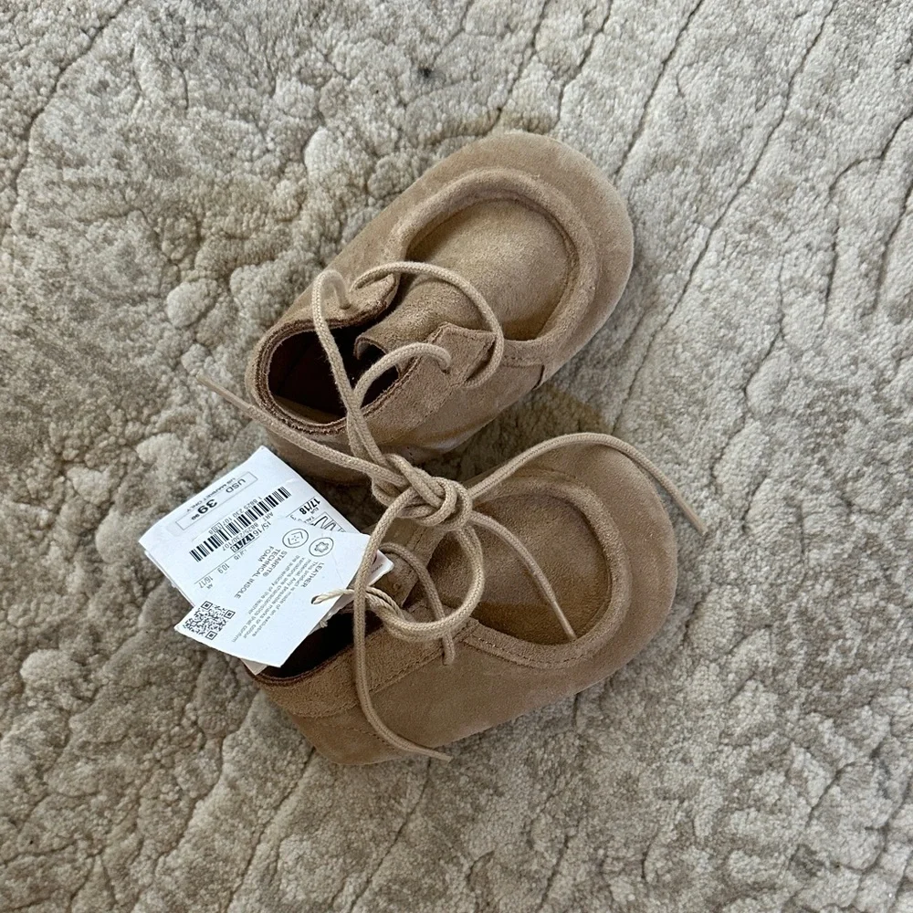 ZARA Baby Leather Moccasins Shoes